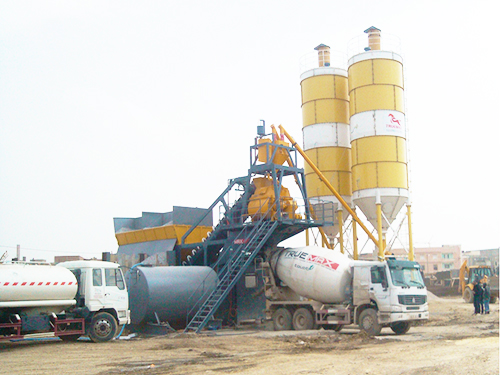 Ethiopia Mobile Batching Plant CBP60M