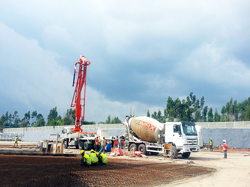 Ethiopia Truck Mounted Concrete Boom Pump TP37R4U