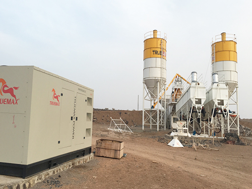 Ethiopia Mobile Concrete Batching Plant CBP100M