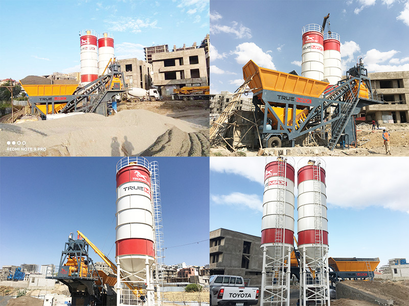 mobile concrete batching plant CBP60M